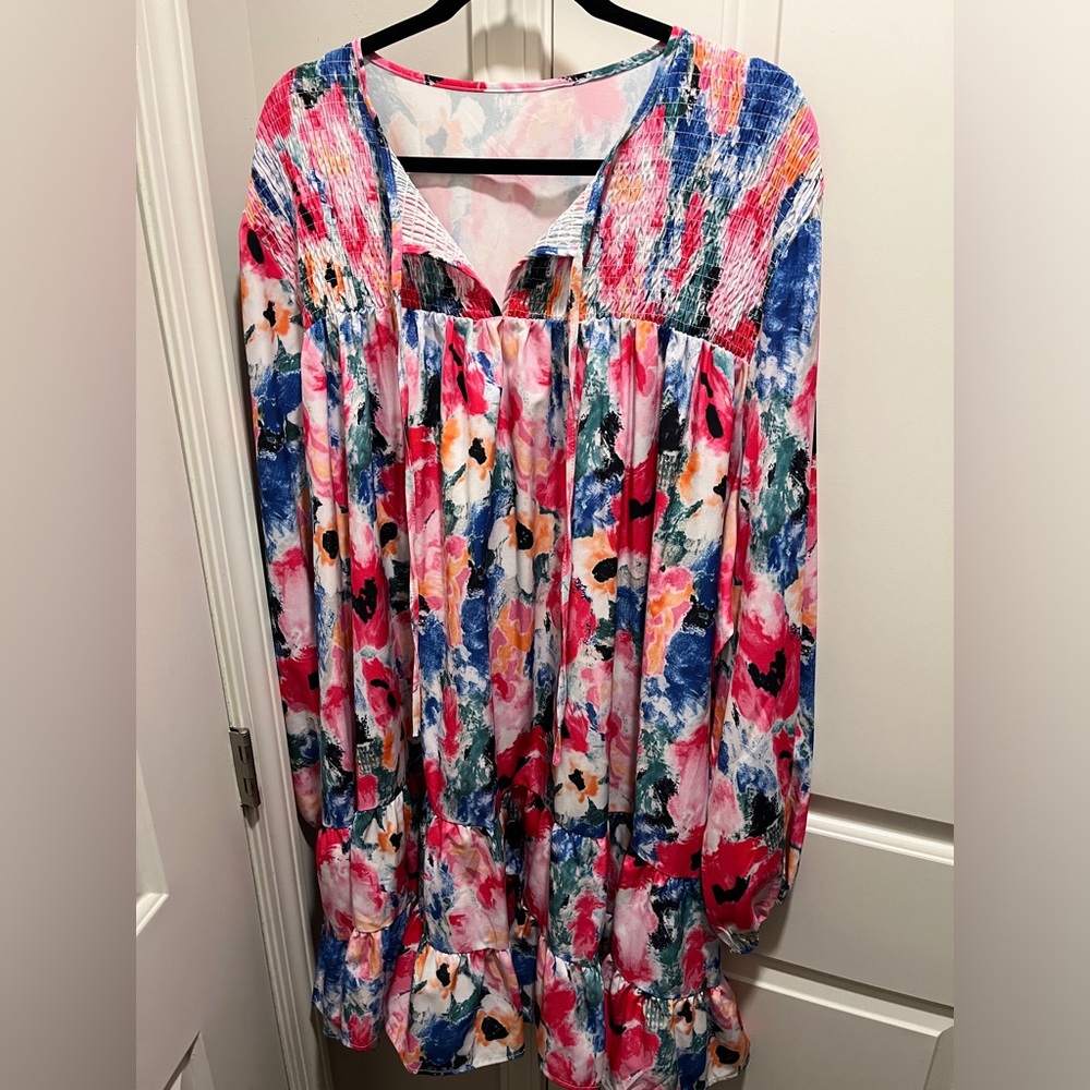 Floral Ruffle Dress